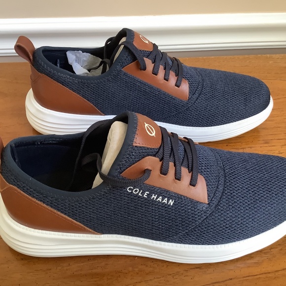 Cole Haan Grandsport Journey Sneakers, size 11 1/2, Navy/Ink/Optic White main image 3